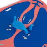 Speedo Power Paddle, Blue flame/Fluro Tangerine