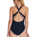 Speedo Calypso Printed Shaping 1pc, navy/blue flame