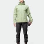 Halti Forter W DX shell jacket, Smoke Green
