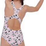 Speedo Minnie Mouse Allover Medalist JF, ‘Powder Blush/Bl