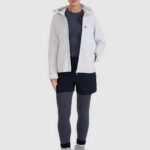 4F SOFTSHELL JACKET, COLD LIGHT GREY