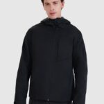 4F TECHNICAL JACKET, DEEP BLACK/705