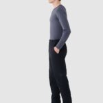 4F TROUSERS FNK, DEEP BLACK/790