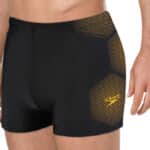 Speedo Tech Placement Aquashort AM, Black/Mango