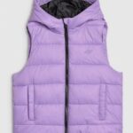 4F VEST JACKET, VIOLET