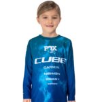 CUBE MTB Jersey ROOKIE X Actionteam L/S blue´n´green