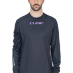 CUBE MTB Round Neck Jersey L/S black