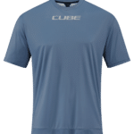 CUBE MTB Round Neck Jersey TECH S/S smoke blue