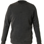 CUBE Organic Sweater Script washed black