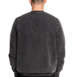 CUBE Organic Sweater Script washed black
