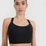 4F SPORT BRA, DEEP BLACK/163