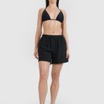 4F BOARD SHORTS, DEEP BLACK