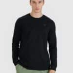 4F LONGSLEEVE, DEEP BLACK/432