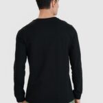 4F LONGSLEEVE, DEEP BLACK/432