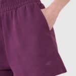 4F SHORTS CAS, DARK VIOLET/542