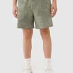 4F SHORTS CAS, OLIVE ALLOVER