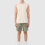 4F SHORTS CAS, OLIVE ALLOVER