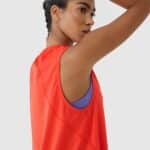 4F SLEEVELESS FNK, RED/415
