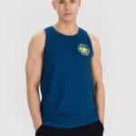 4F SLEEVELESS, TEAL/122