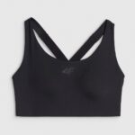 4F SPORT BRA, DEEP BLACK/164