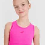 4F SPORT BRA, HOT PINK NEON/156