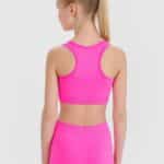 4F SPORT BRA, HOT PINK NEON/156