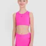 4F SPORT BRA, HOT PINK NEON/156