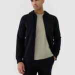 4F SWEATSHIRT, DEEP BLACK/1584