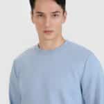 4F SWEATSHIRT, LIGHT BLUE/1622