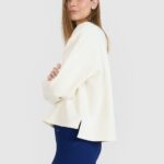 4F SWEATSHIRT, OFF WHITE/1543
