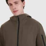 4F TECHNICAL JACKET, BROWN/705