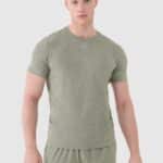 4F TSHIRT FNK, OLIVE MELANGE/1344