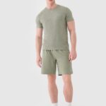 4F TSHIRT FNK, OLIVE MELANGE/1344